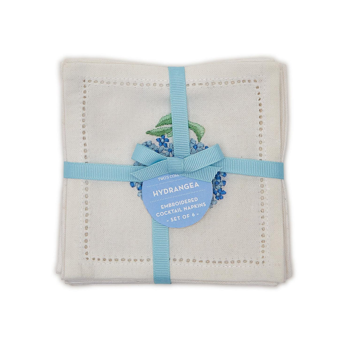 Hydrangea S/6 Cocktail Napkins