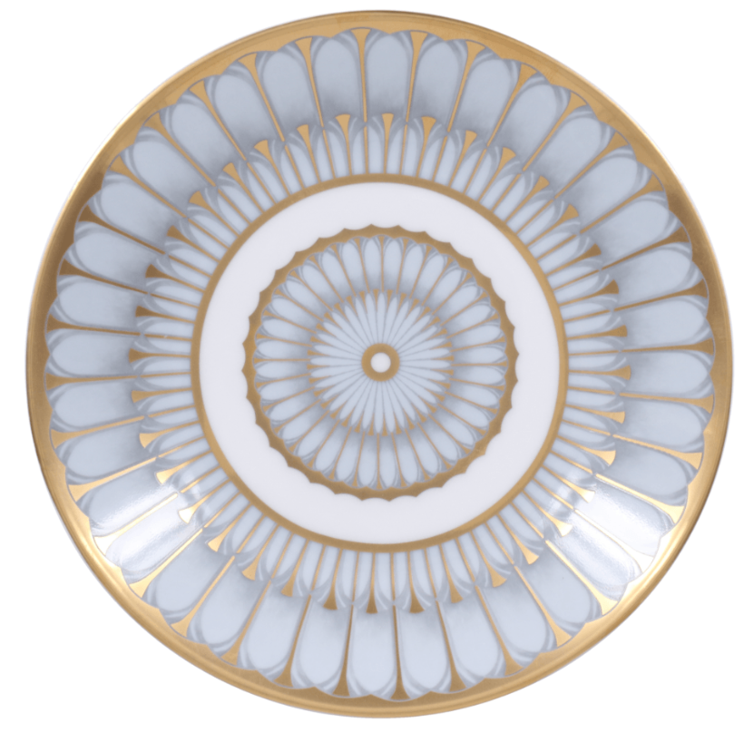 Arcades Grey/Gold B&B Plate