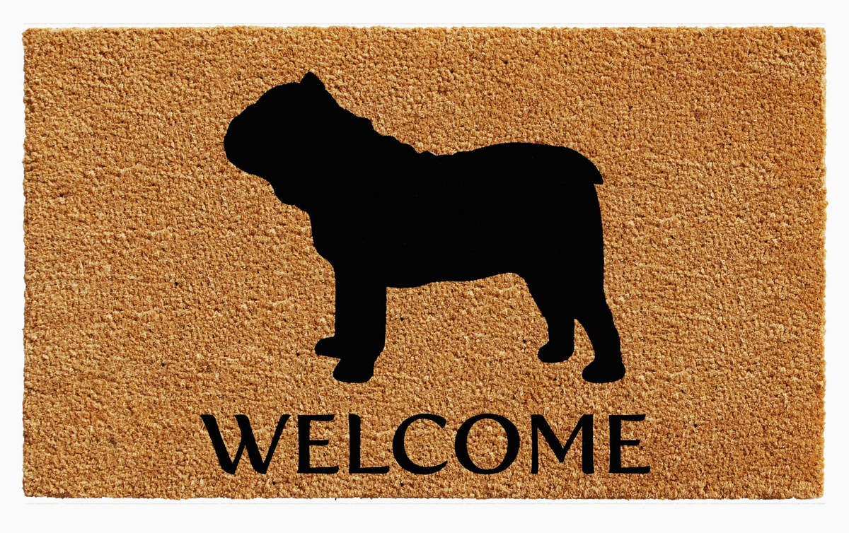 Bulldog Welcome Doormat