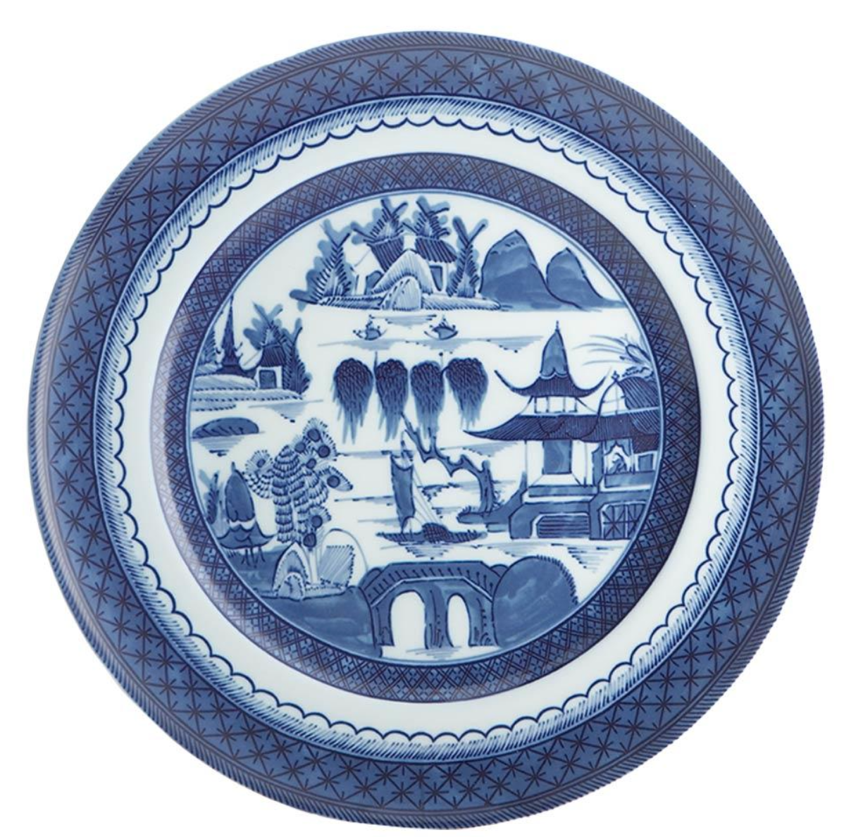 Blue Canton Dinner Plate