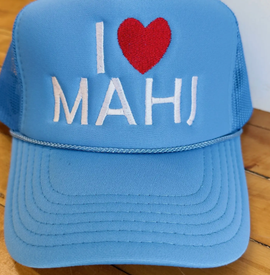 I Heart Mahjong Trucker Hat