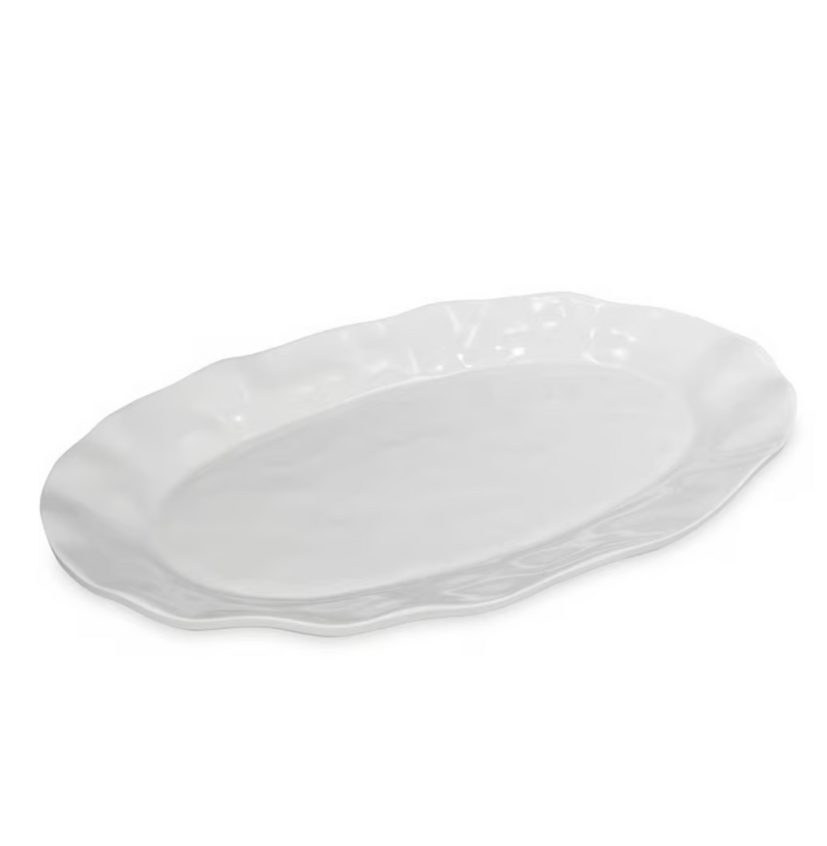Vida Havana Oval Platter-White