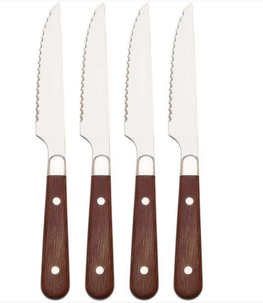 Fulton Steak Knife Set-Wood Handle