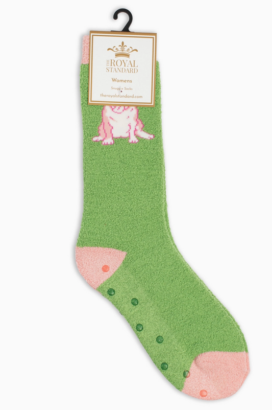 Women's Bulldog Snuggle Socks
