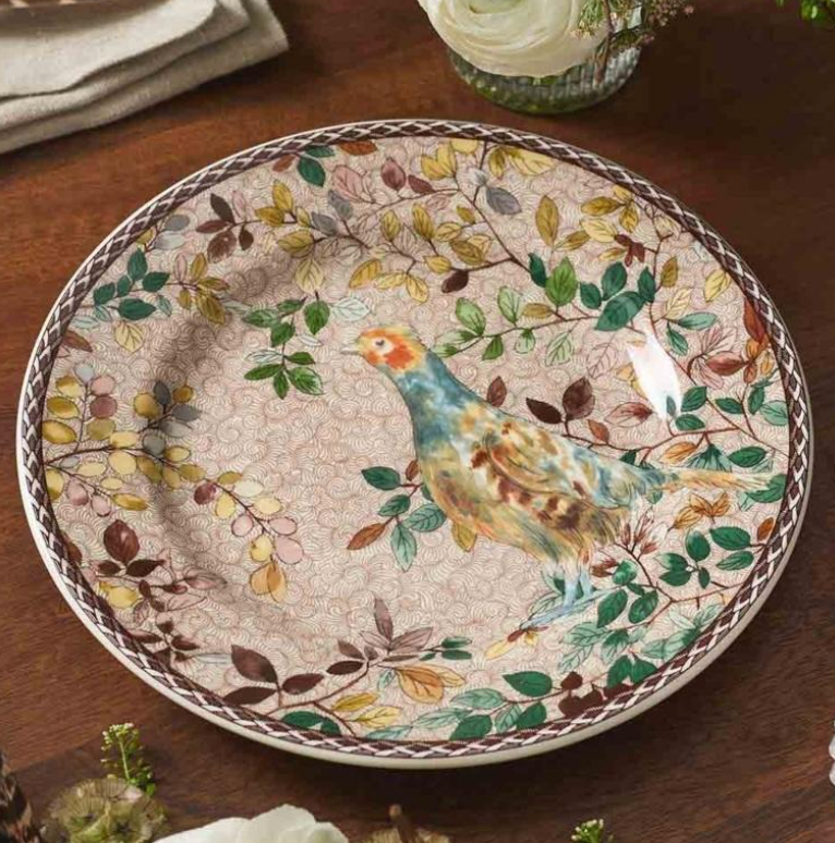 Grey Partridge Accent Plate
