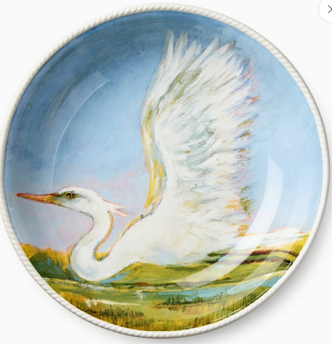 Coastal Birds Serving Bowl
