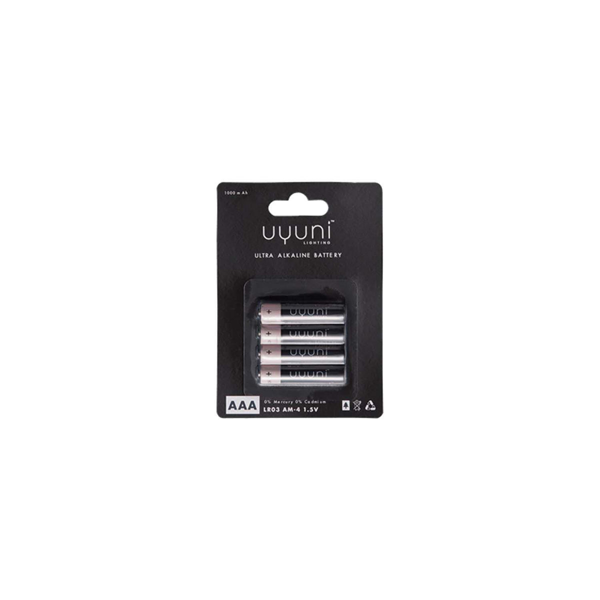 Uyuni AAA batteries, 4-pack