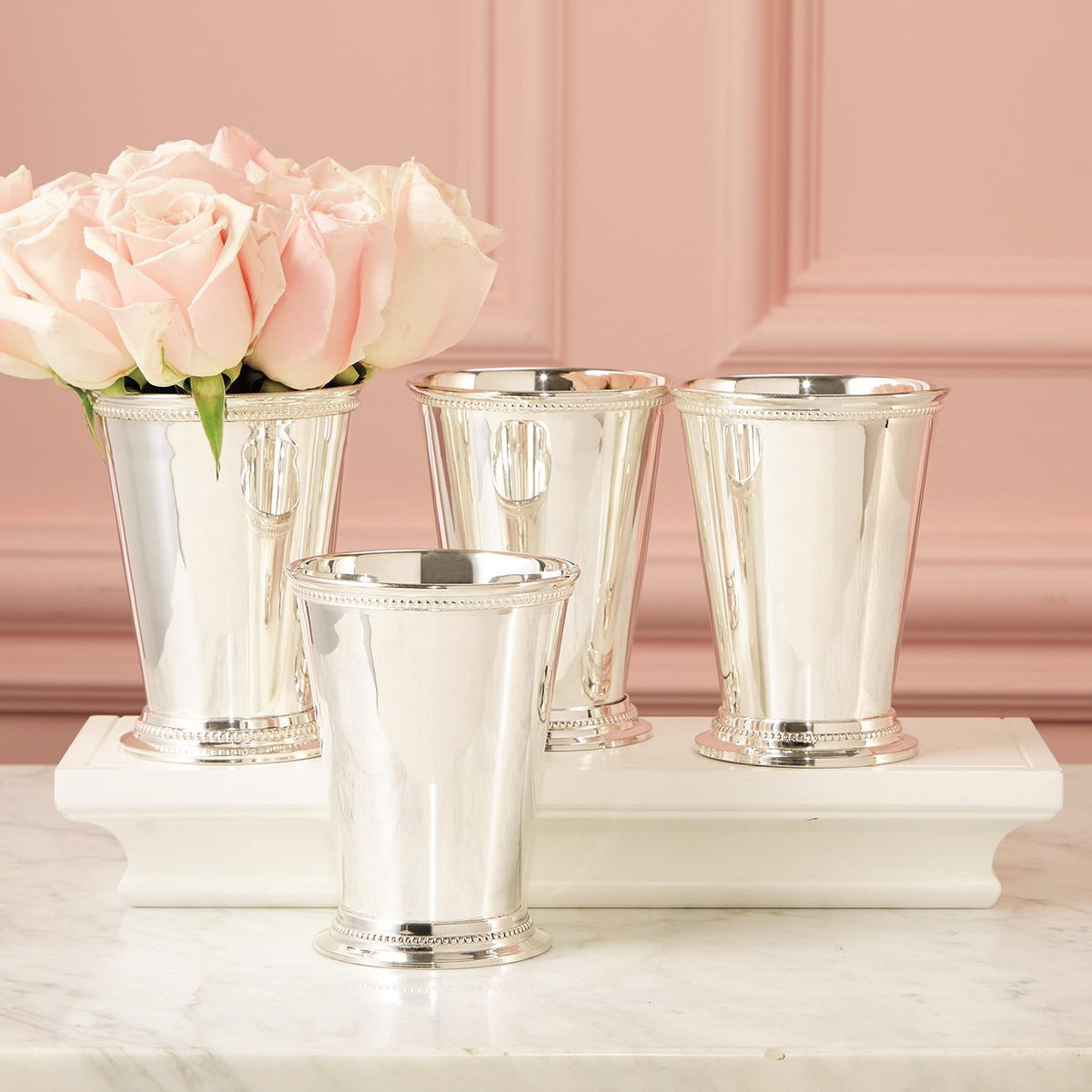 S/4 Mint Julep Cup/Vase in Gift Box