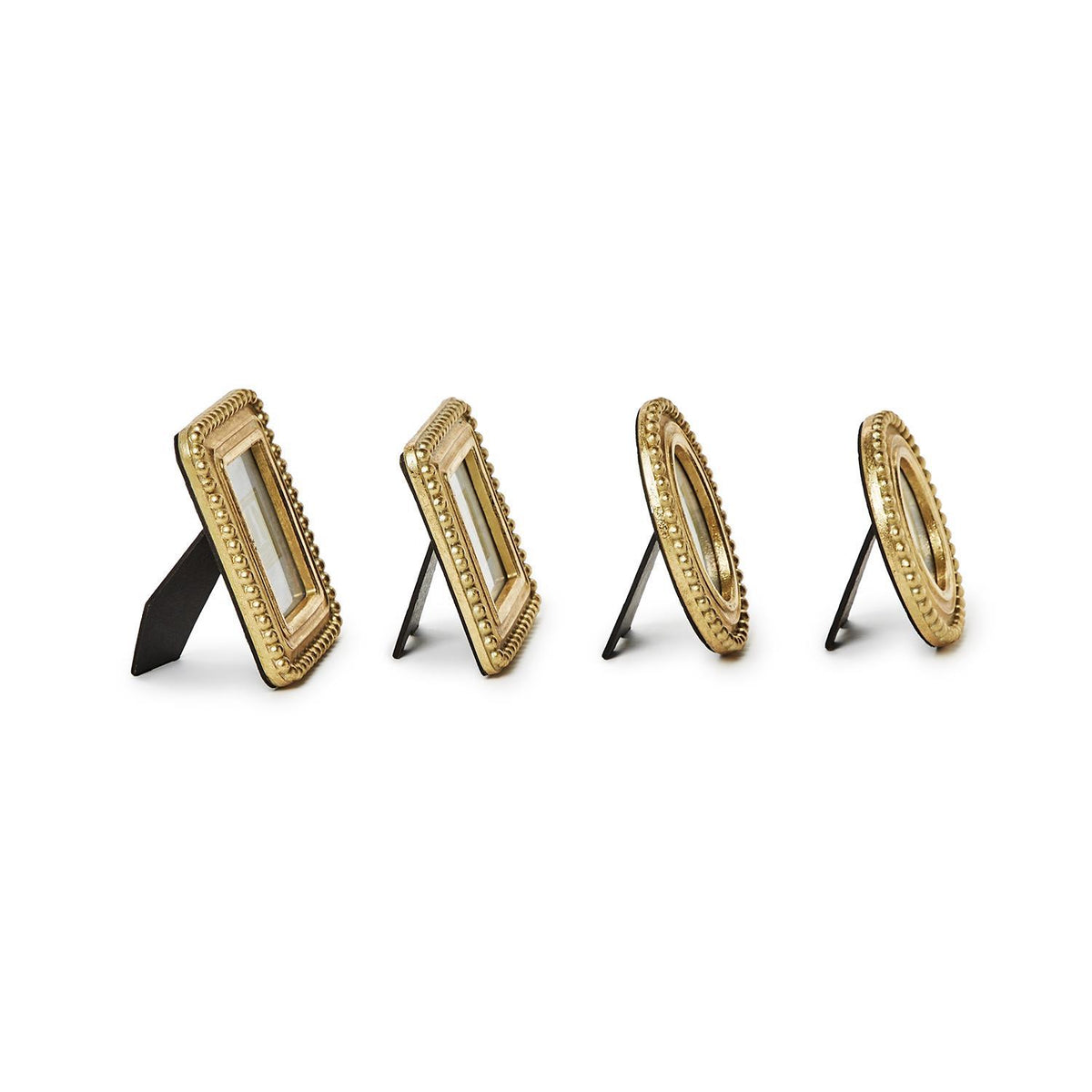 Beaded Texture Gold Frame
