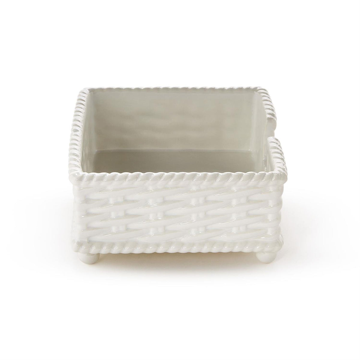 Basketweave Cocktail Napkin Holder