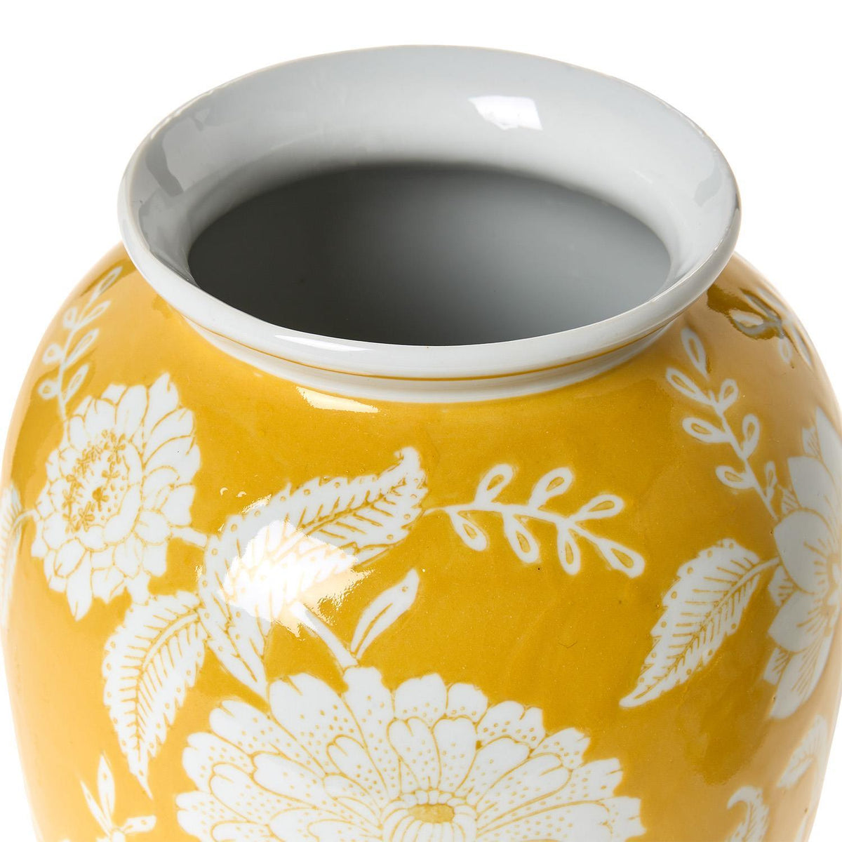 Yellow Floral Vase
