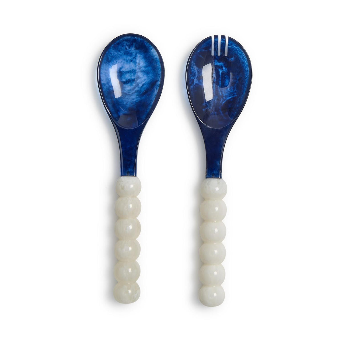 Blue and White Salad Serving Set in Gift Box