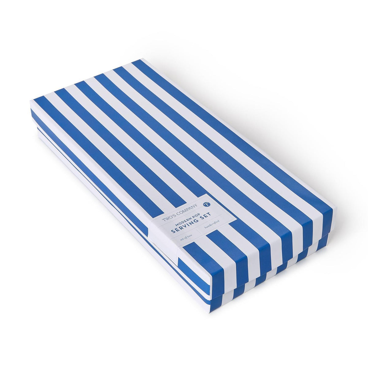 Blue and White Salad Serving Set in Gift Box