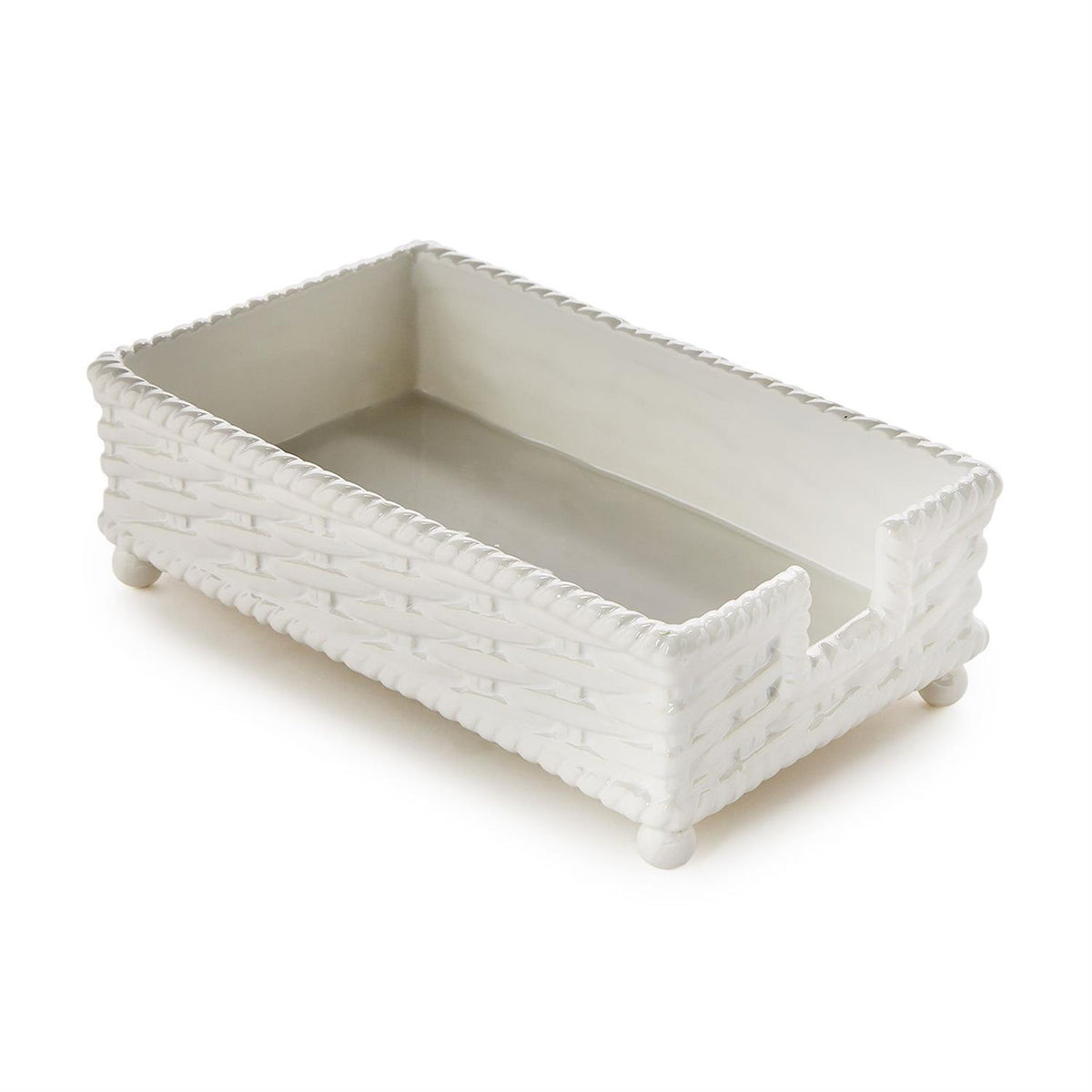 Basketweave Guest Towel Holder