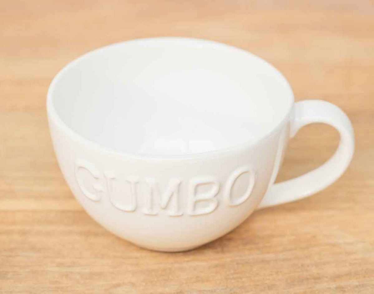 Gumbo Handle Bowl White