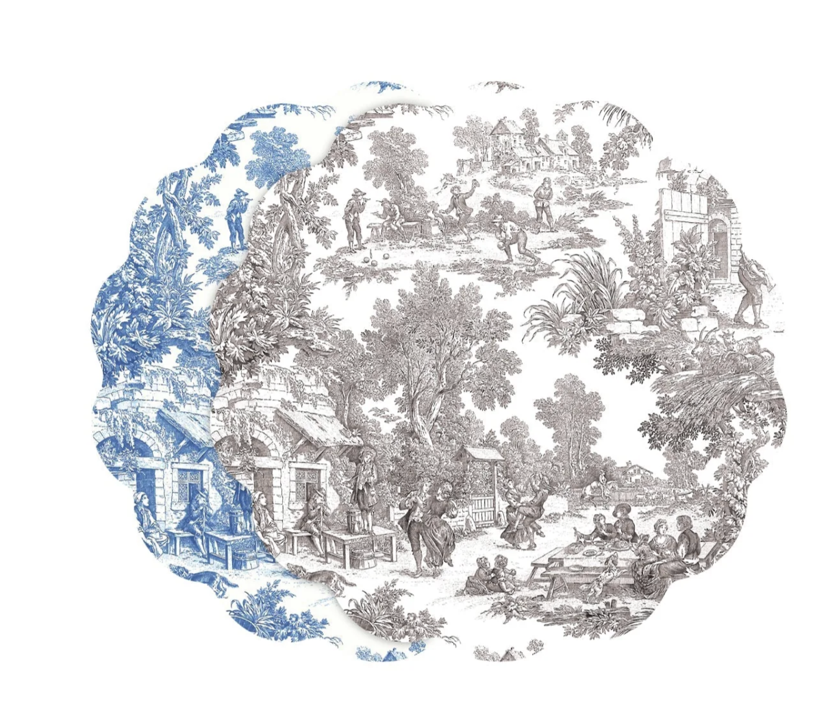 VIDA Toile Placemats s/4