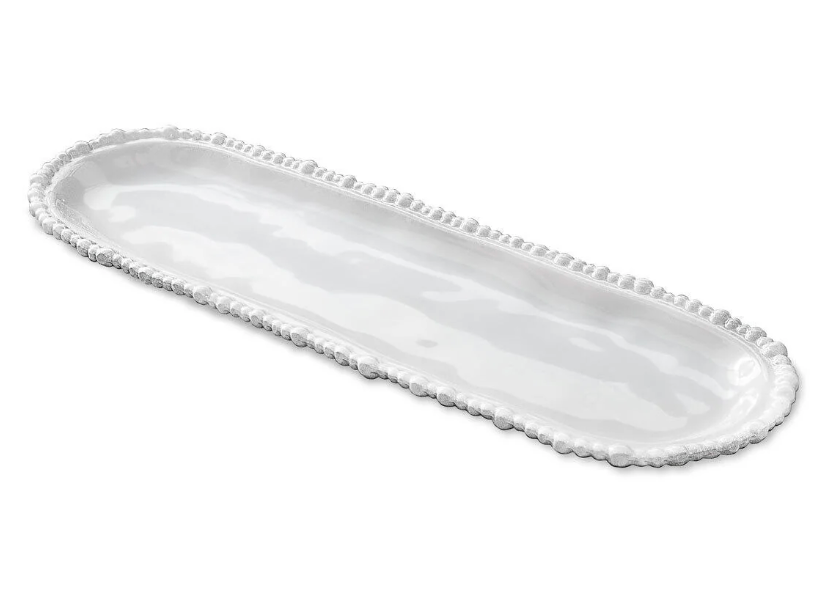 VIDA Alegria baguette platter-White : Medium