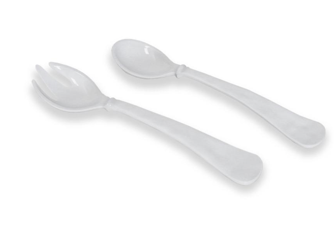 VIDA Havana salad servers (lg)-White