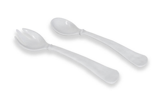 VIDA Havana salad servers (lg)-White