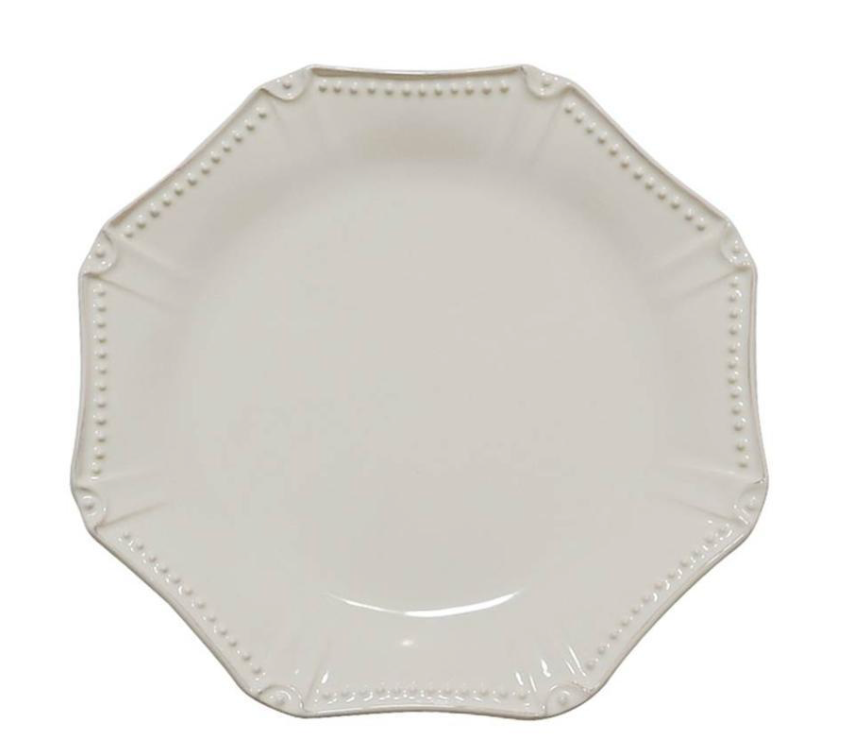 Isabella Ivory Dinner Plate-Octagonal