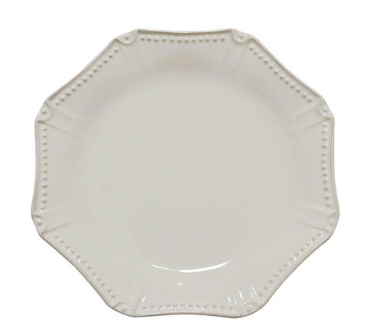 Isabella Ivory Dinner Plate-Octagonal