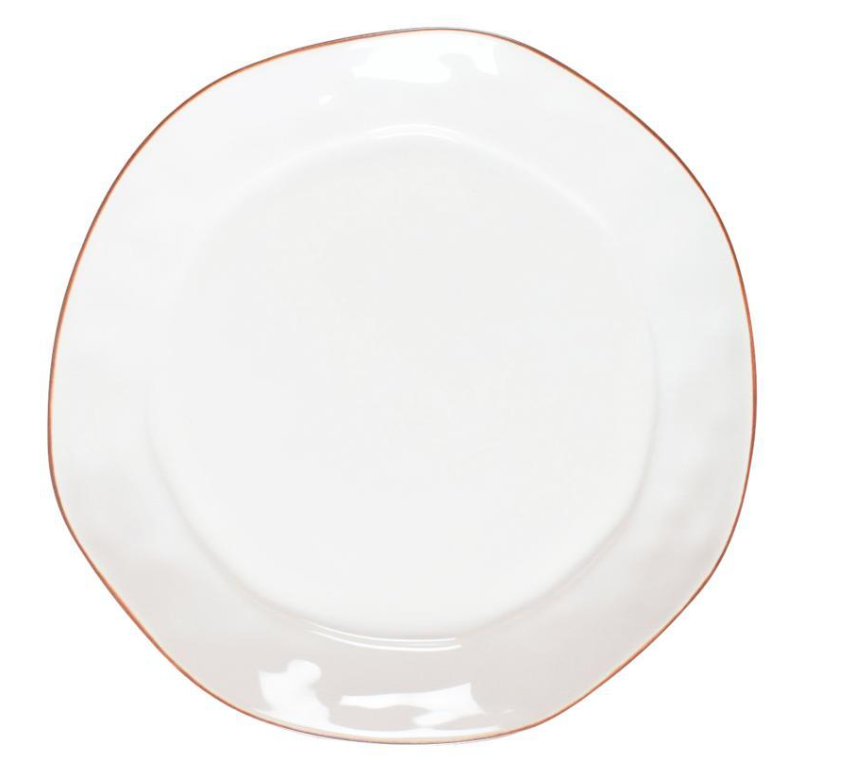 Cantaria White Dinner Plate-White