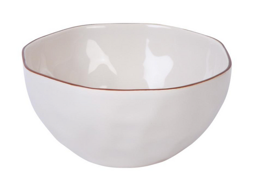 Cantaria White Cereal Bowl-White