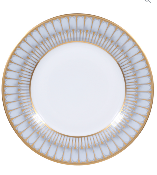 Arcades Grey/Gold Salad Plate