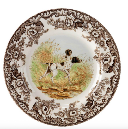 Woodland Pointer Dinner Plate