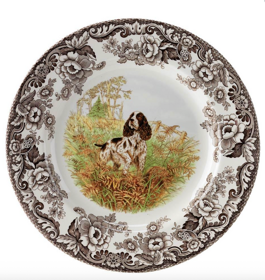 Woodland Spaniel Salad Plate