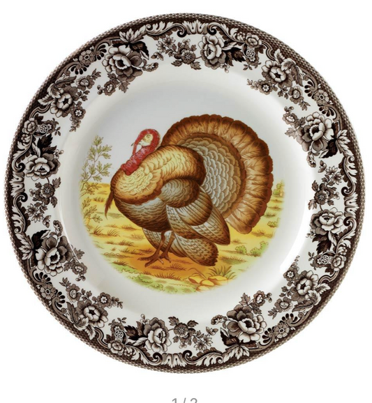 Woodland Turkey Dinner Plate