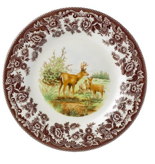 Woodland Mule Deer Salad Plate