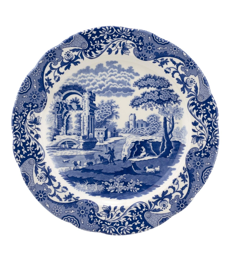 Blue Italian Charger Plate
