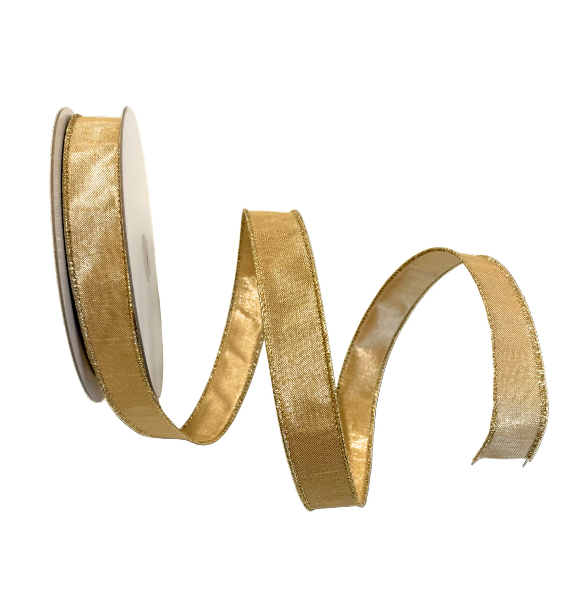 Gold Dupioni Ribbon - 1"