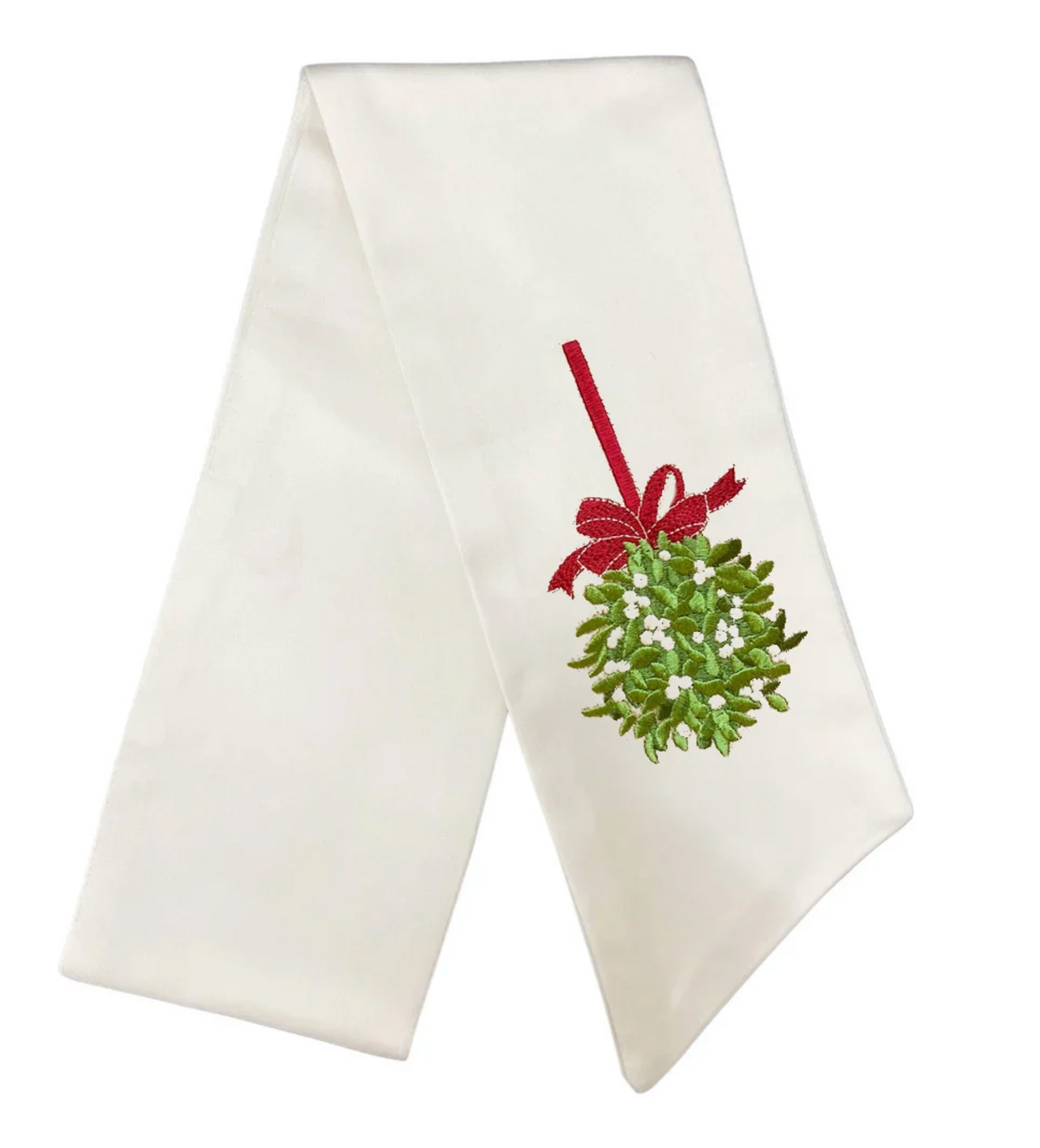 Mistletoe Wreath Sash-Long