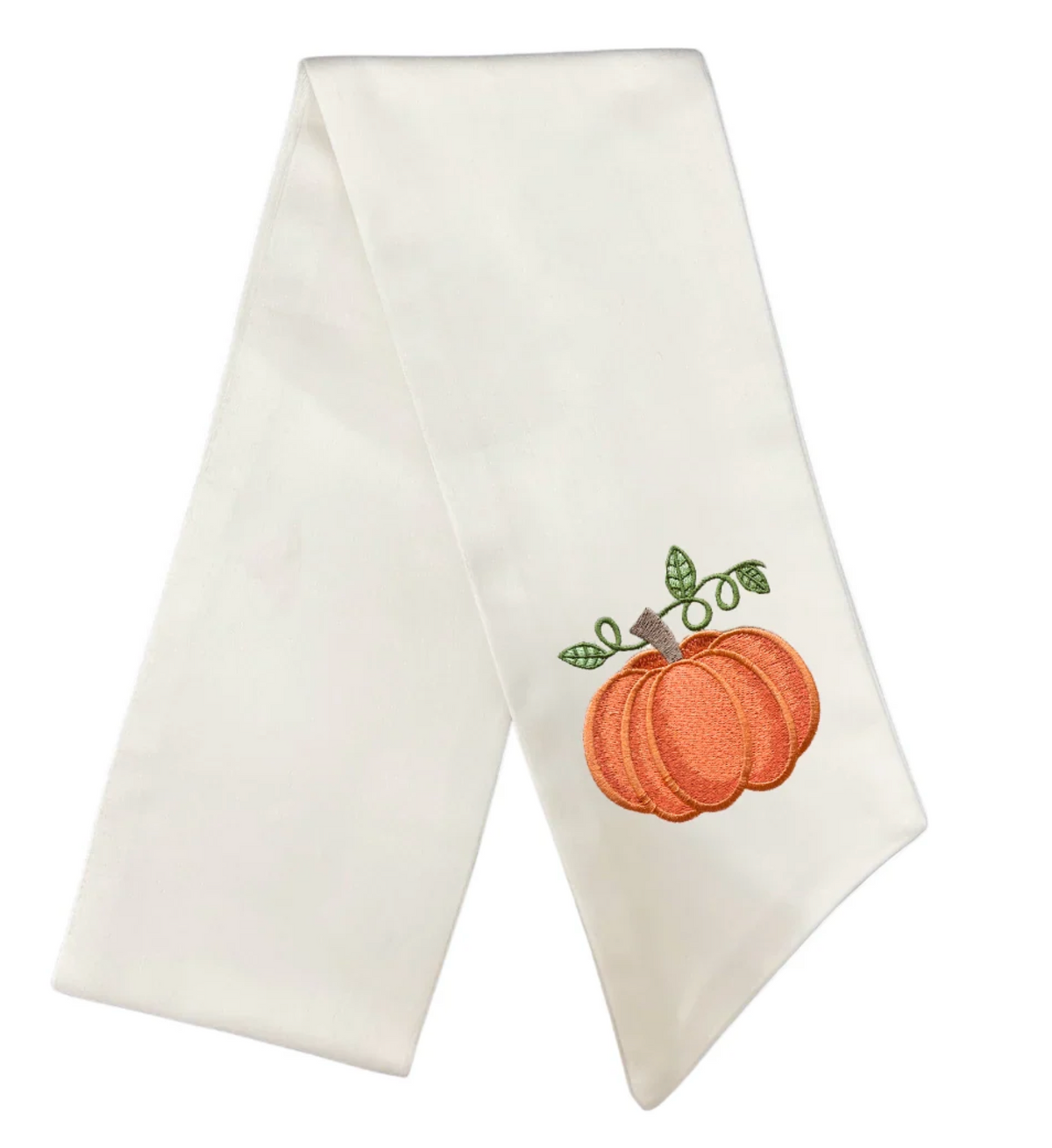 Shaded Pumpkin Wreath Sash-Orange