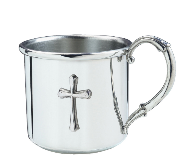 Baby cup with cross