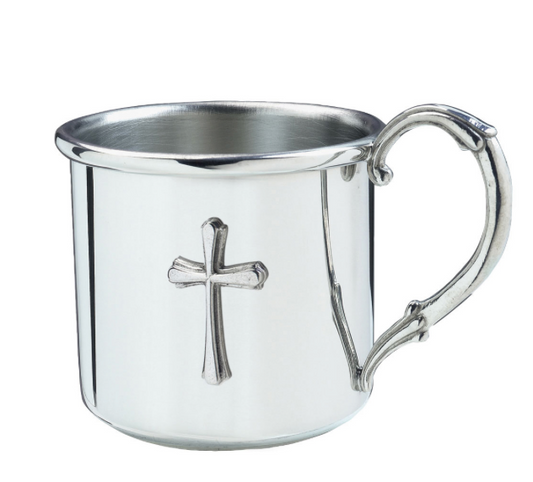 Baby cup with cross