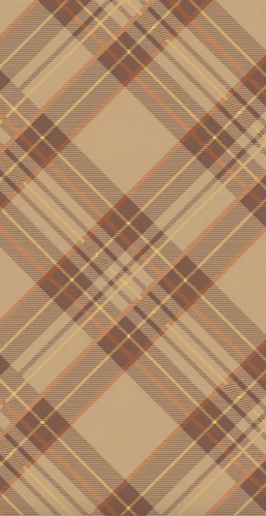 Autumn Plaid Guest Napkin
