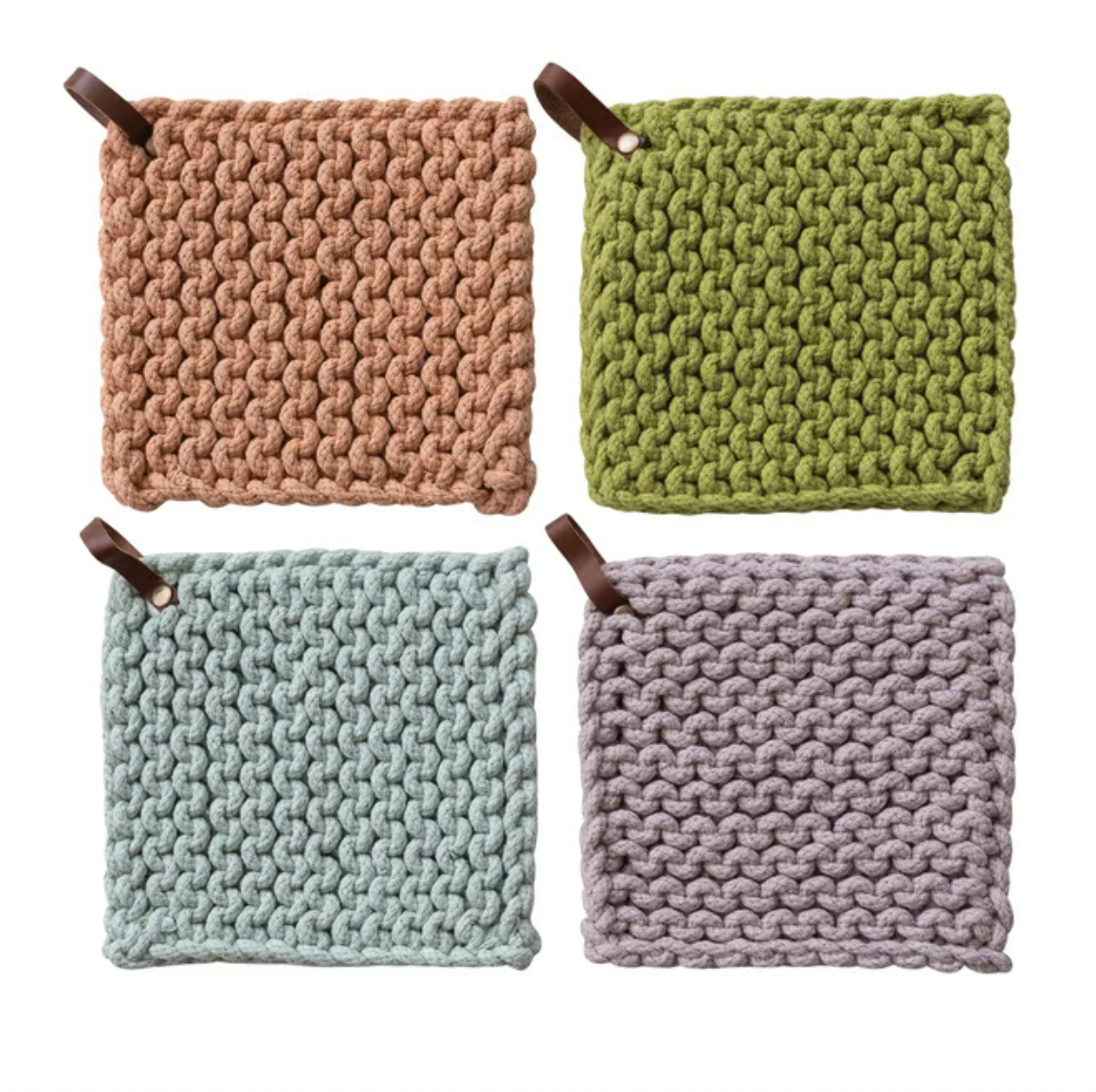 Cotton Crocheted Pot Holder