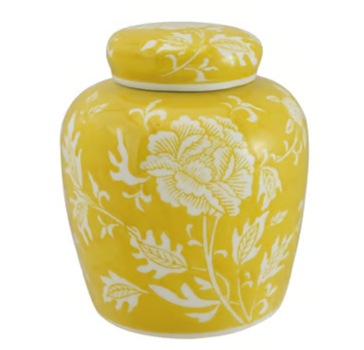Yellow Ginger Jar