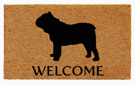 Bulldog Welcome Doormat