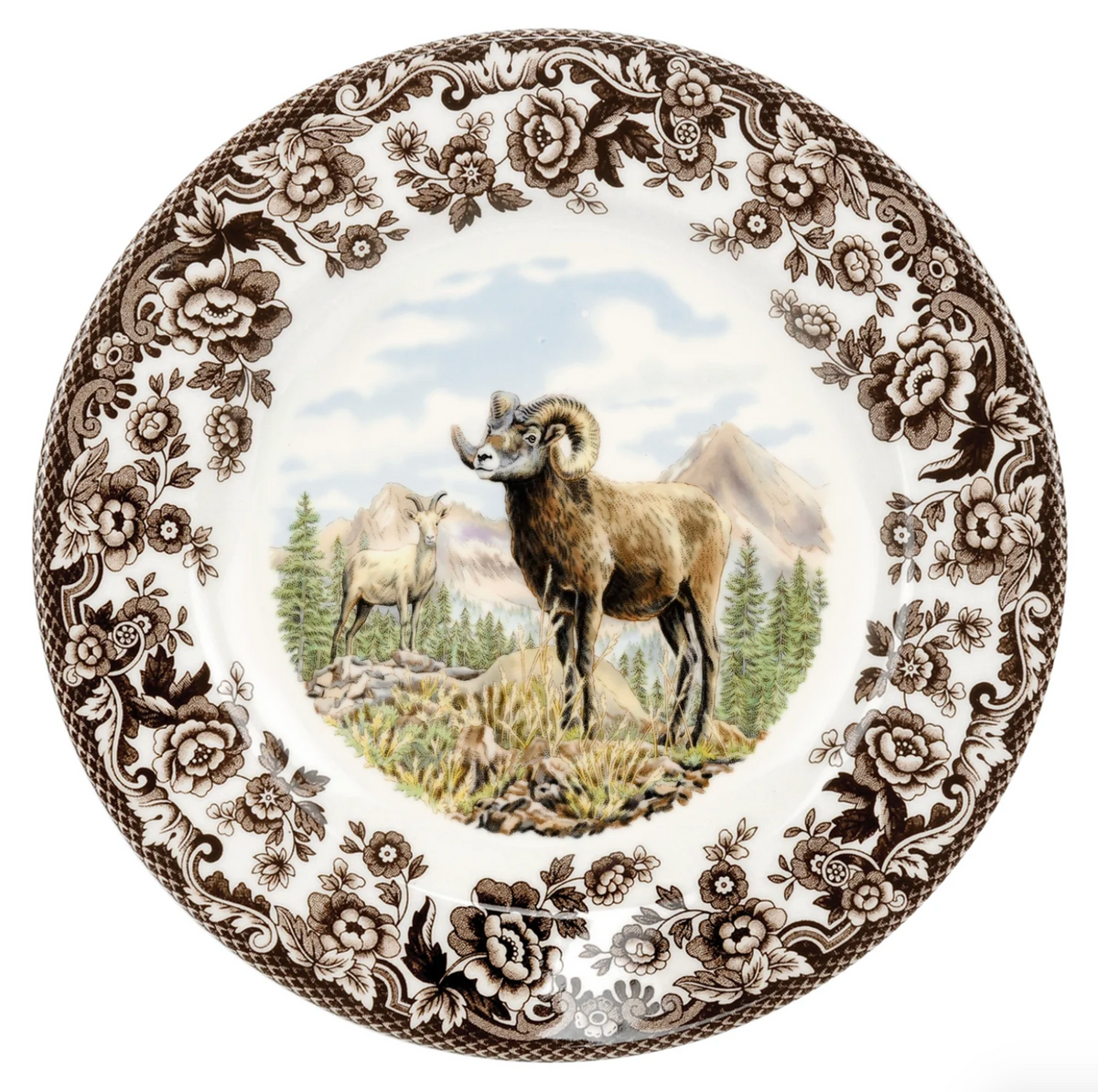 Woodland Big Horn Sheep Salad-8"