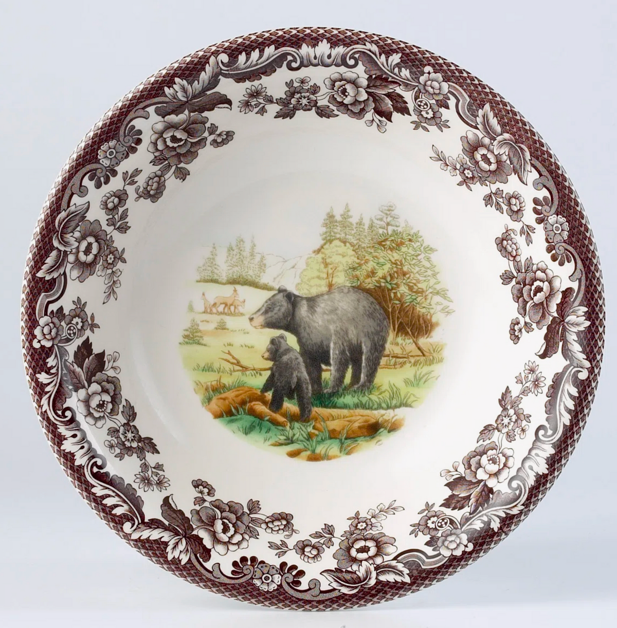 Woodland Black Bear Cereal Bowl