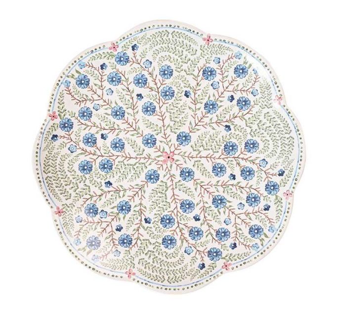 JUL Villa Seville Scalloped Salad Plate