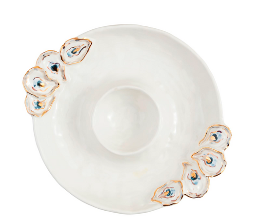 Oyster Chip & Dip Server