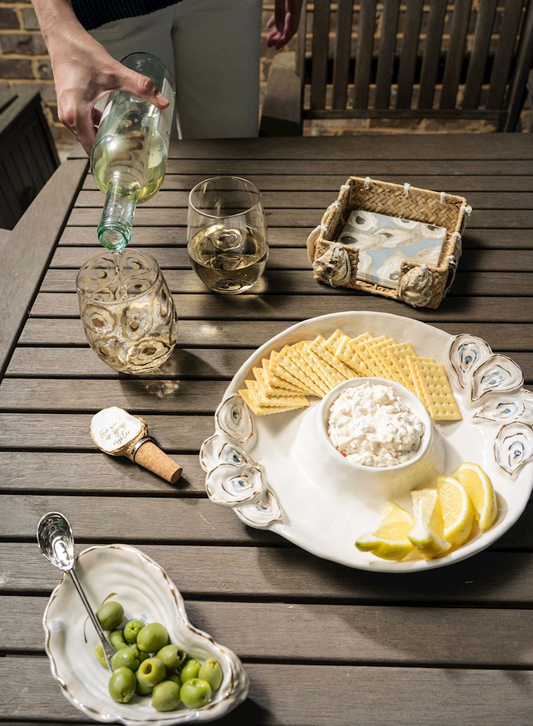 Oyster Chip & Dip Server