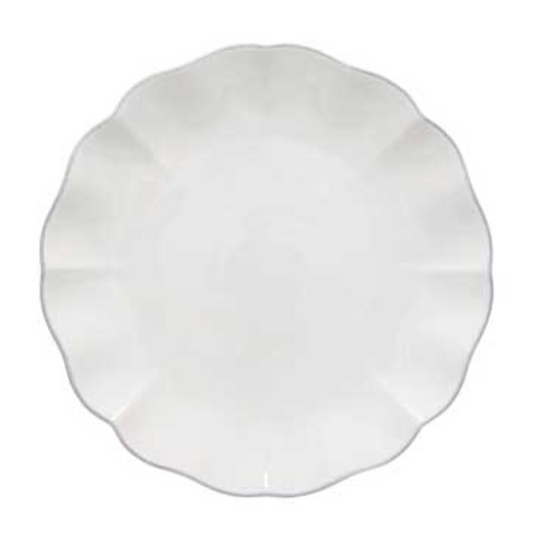 Rosa Salad Plate - White