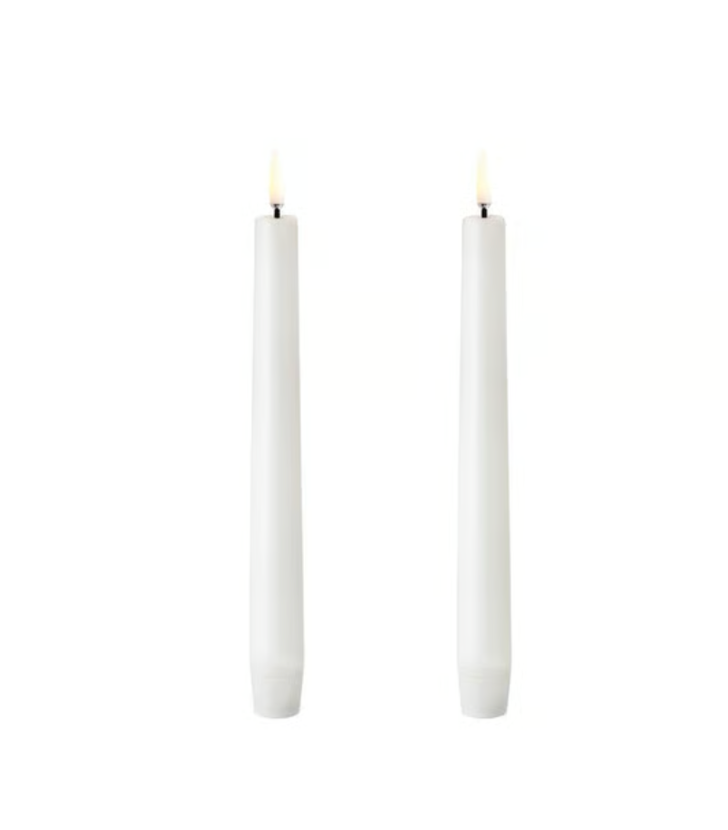 LED Taper candle white 0.9x8.1