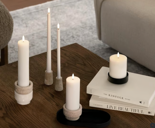 LED pillar candle white 2x3